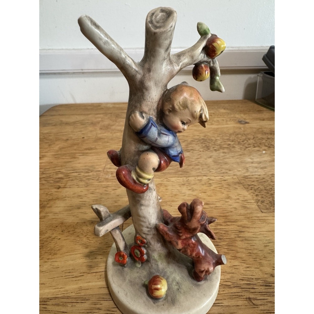 Goebel Hummel "Culprits" figurine, model #56/A (dog With Broken Tail And Ear)